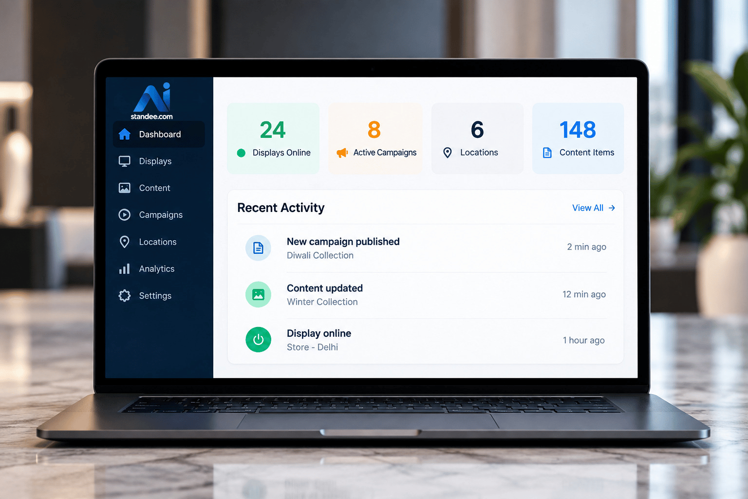 Cloud dashboard